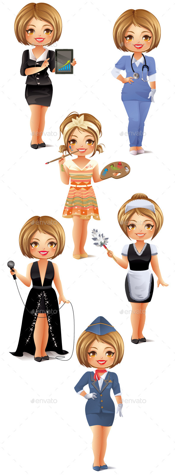 Professions Set 2 - People Characters