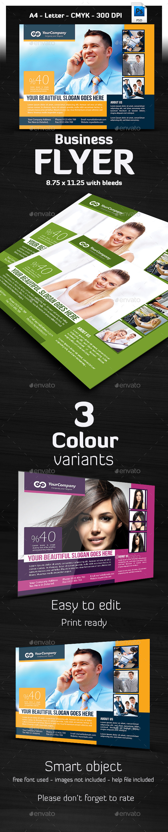 Cizgi Multipurpose Business Flyer - Corporate Flyers