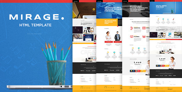 Mirage - Multipages - ThemeForest 9781573