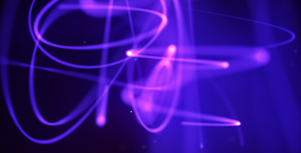Abstract 3d line purple