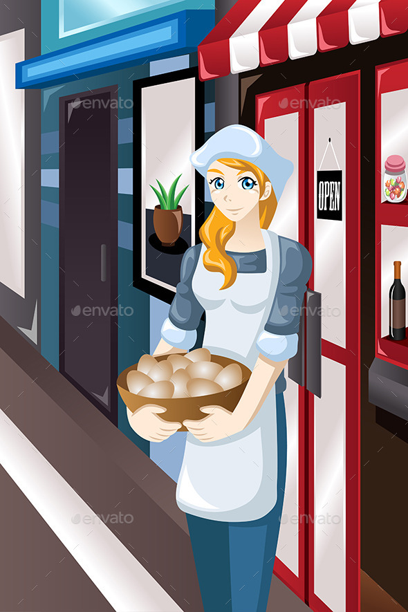 Female Store Owner - Business Conceptual