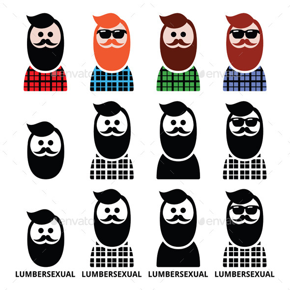 Lumbersexual Man - People Characters