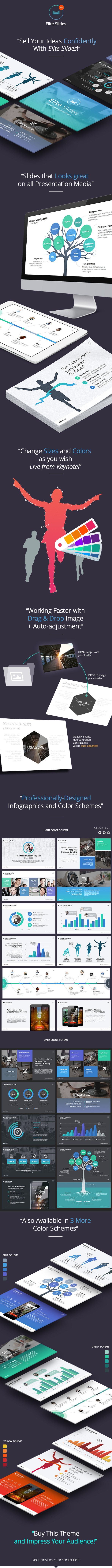 Slides Elite - Keynote Template (volume 1) - Keynote Templates Presentation Templates