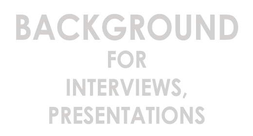 Background for interviews, presentations