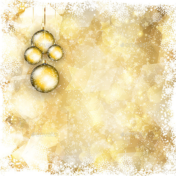 Christmas Bauble Background - Christmas Seasons/Holidays