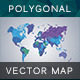 World Map Polygon Vector, Vectors | GraphicRiver