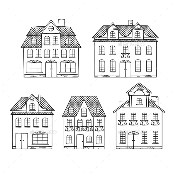 Houses - Buildings Objects