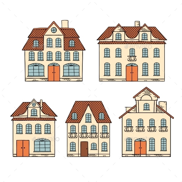 Houses - Buildings Objects