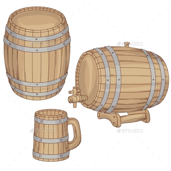 Barrels - Food Objects