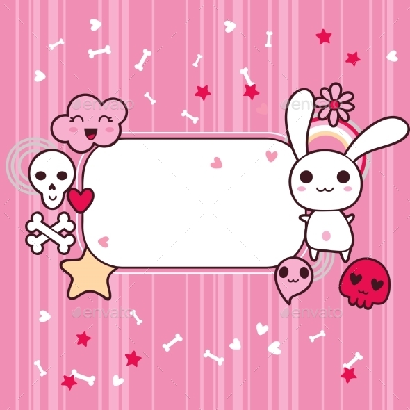 Kawaii Frame - Monsters Characters