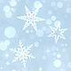 Bright Silver Snowflakes Christmas Background - VideoHive Item for Sale