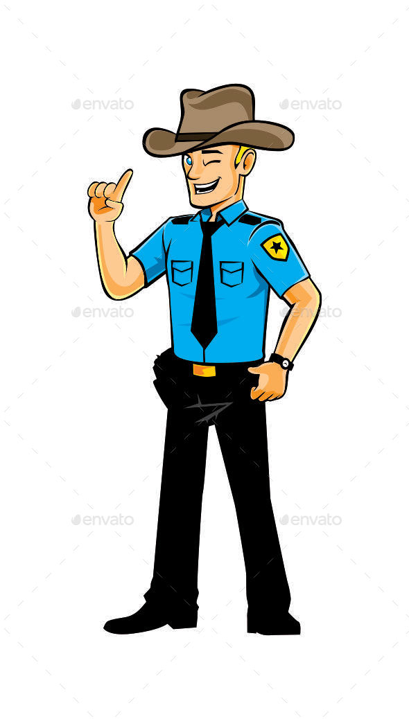 Guard Mascot - People Characters
