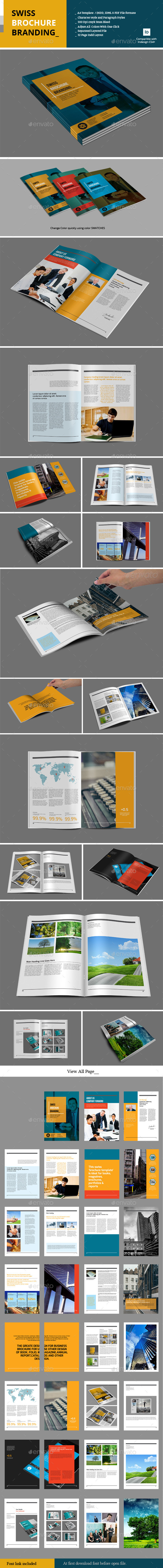 Swiss Brochure Branding - Corporate Brochures