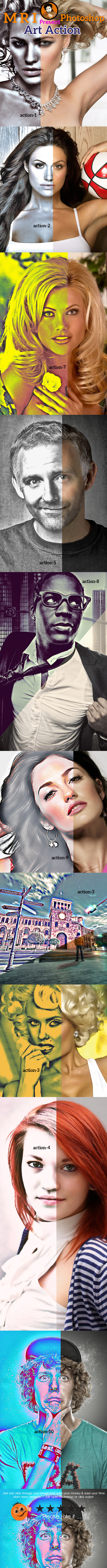 HDR Action - Actions Photoshop