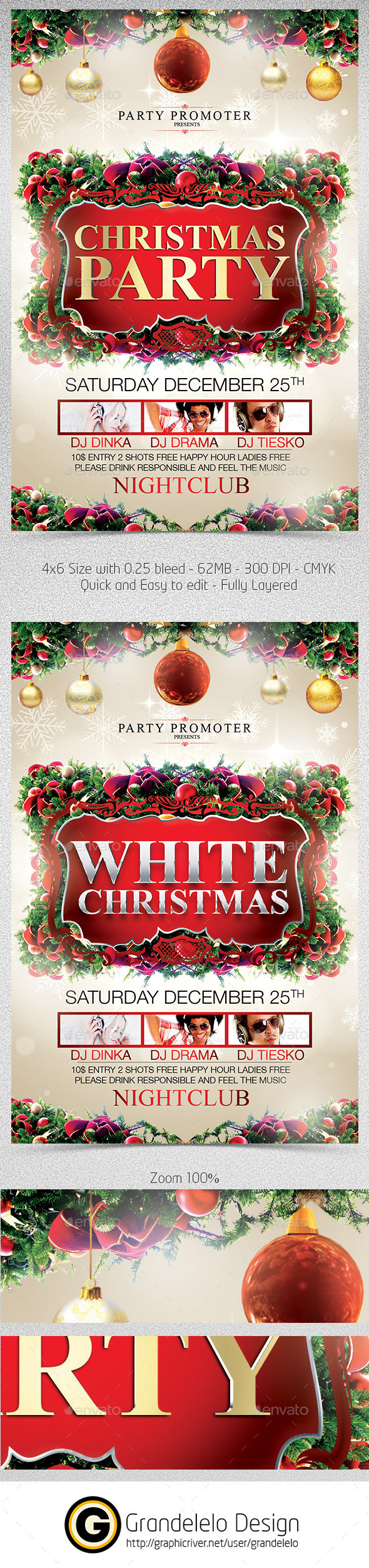 Christmas The Flyer Template - Clubs & Parties Events