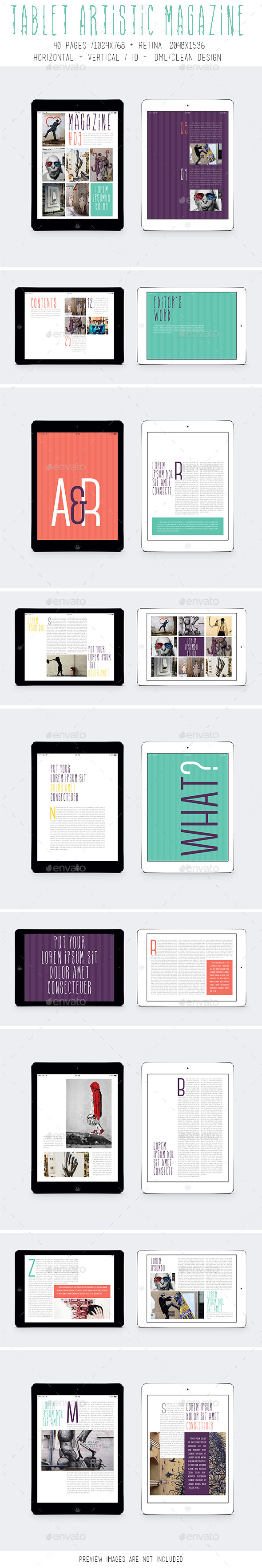 Ipad & Tablet Artistic Magazine - Digital Magazines ePublishing