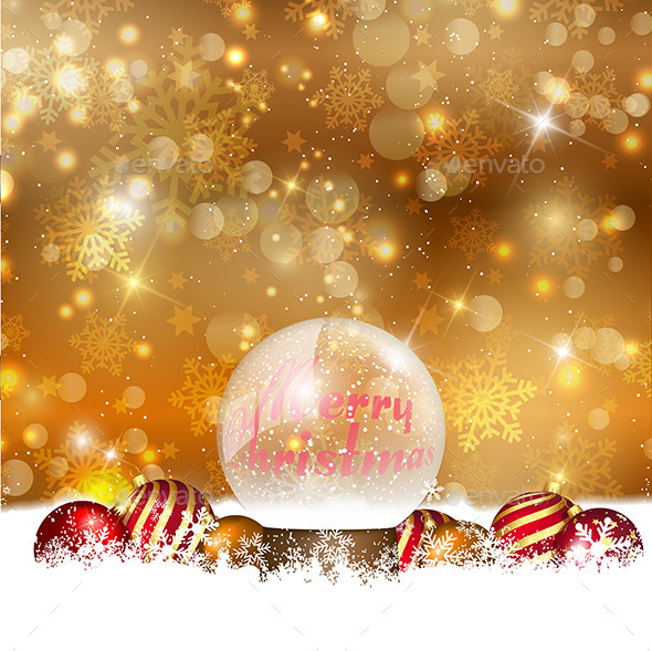 Christmas Snow Globe - Christmas Seasons/Holidays