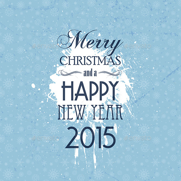 Grunge Christmas and New Year Background - Christmas Seasons/Holidays