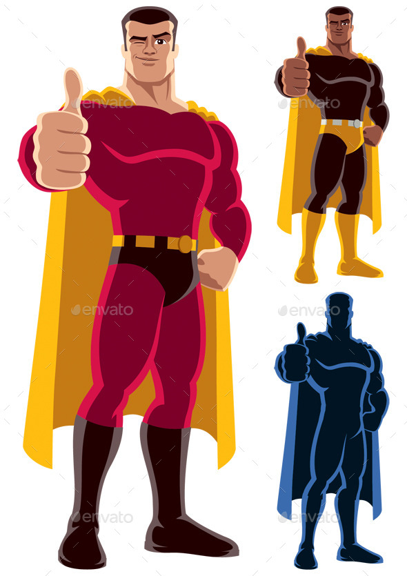 Superhero Approving - People Characters