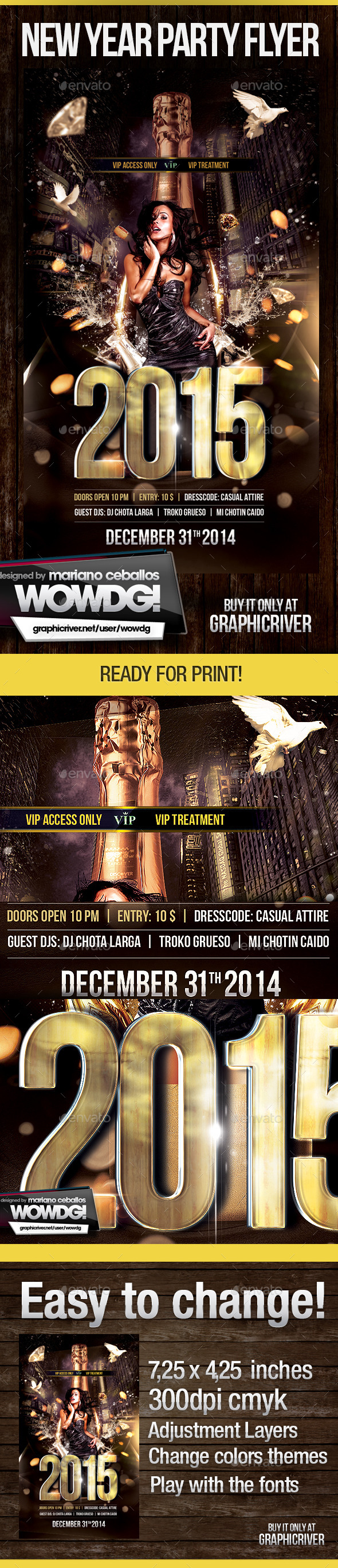 New Year Party - Events Flyers