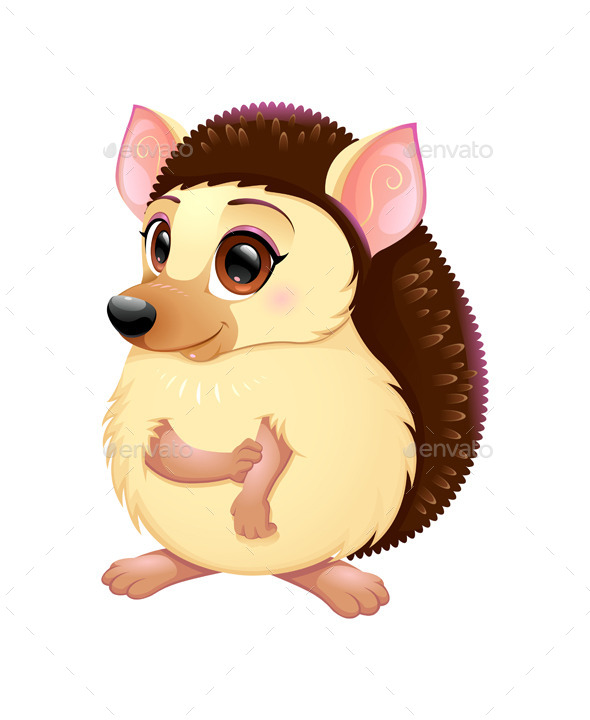 Cute Porcupine - Animals Characters