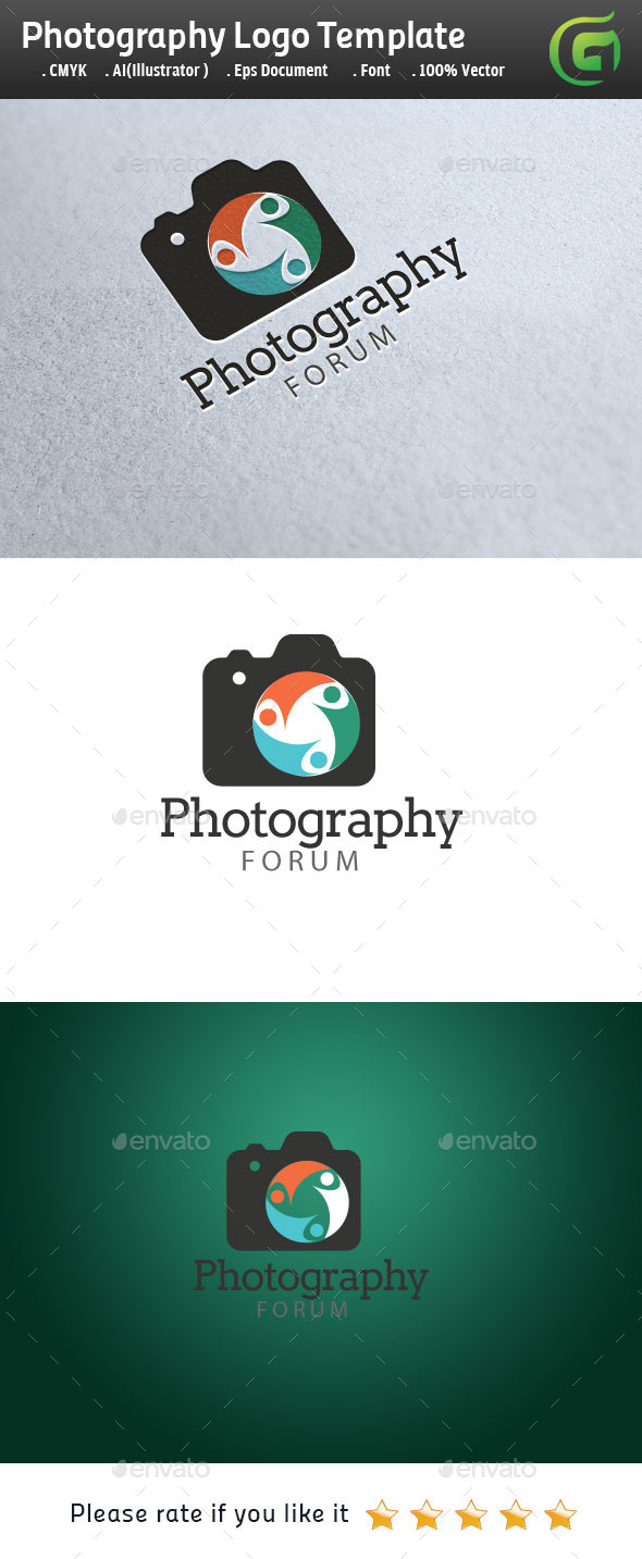 Photography Forum Community - Symbols Logo Templates