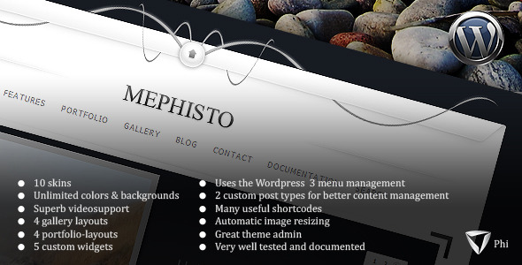 Mephisto WordPress Theme