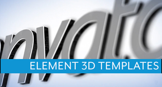 Element 3D After Effects Templates