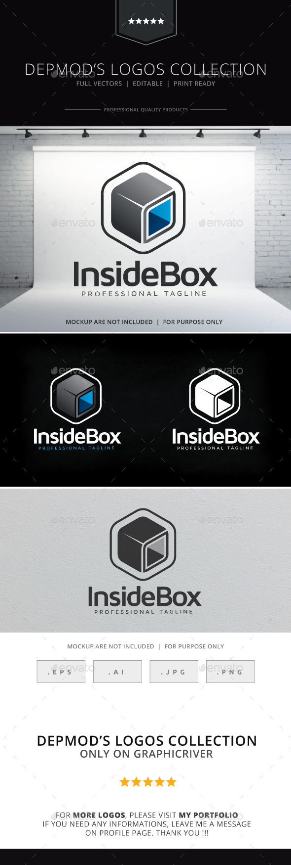 Inside Box Logo - Abstract Logo Templates