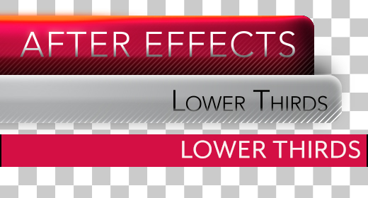 After Effects Lower Thirds Collection