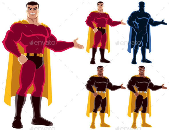 Superhero Presenting - People Characters