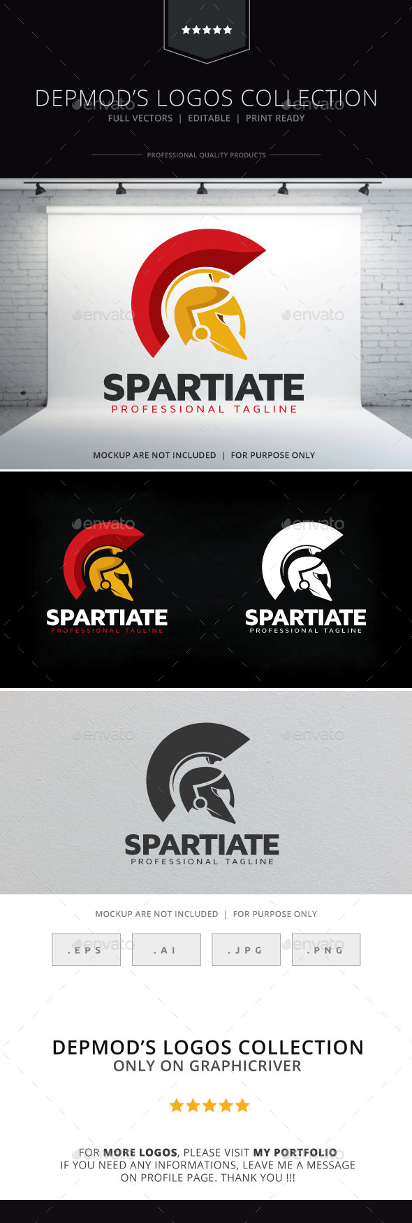 Spartiate Logo - Objects Logo Templates