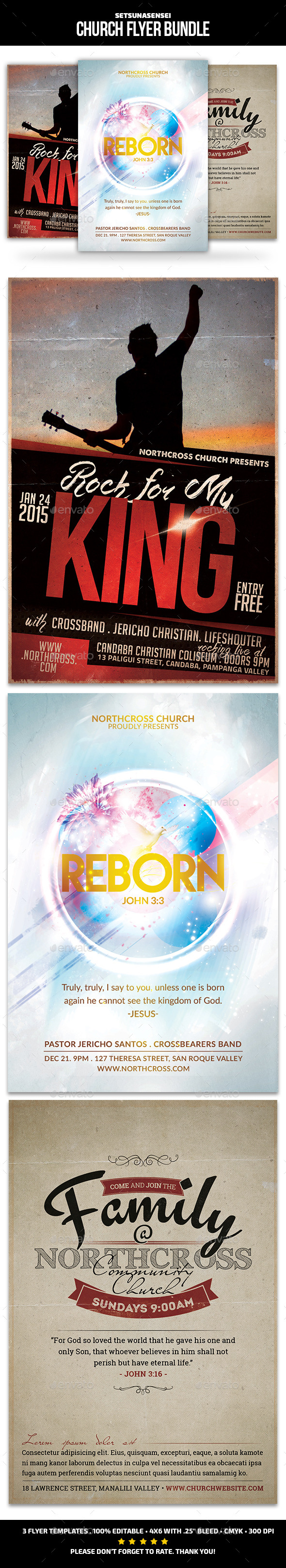 Church Flyer Bundle - Church Flyers