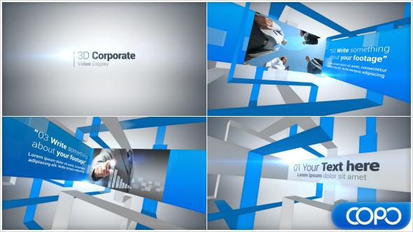 3D Corporate Video Display