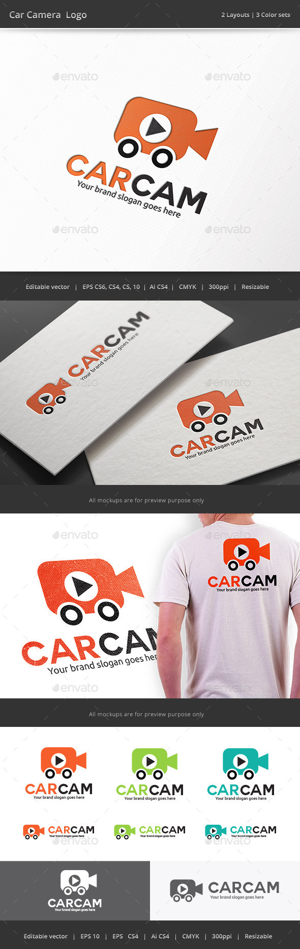 Car Camera Logo - Objects Logo Templates