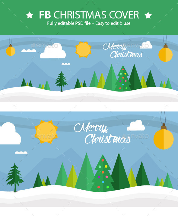 FB Christmas Cover V2 - Facebook Timeline Covers Social Media