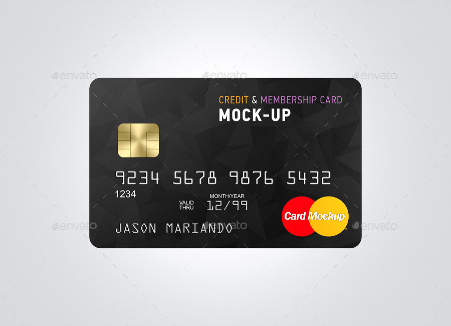 Credit / Bank Card Mock-Up by Ayashi  GraphicRiver