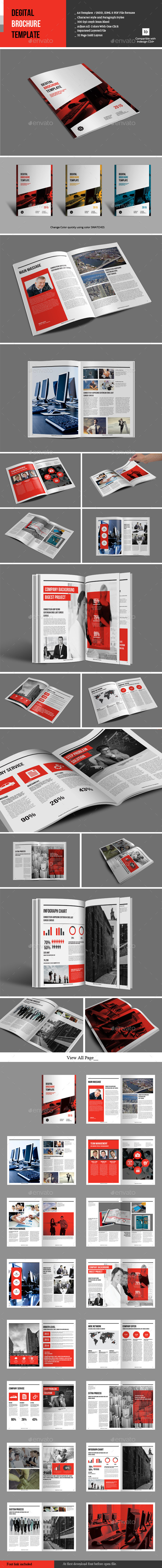 Degital Brochure Template - Corporate Brochures