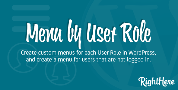 Menu by User Role for WordPress - CodeCanyon Item for Sale
