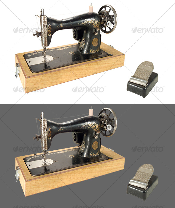 Sewing Machine - Home & Office Isolated Objects