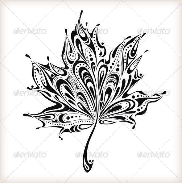 Abstract leaf - Decorative Symbols Decorative