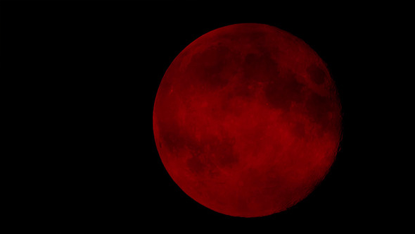 Blood Moon Rises, Stock Footage | VideoHive