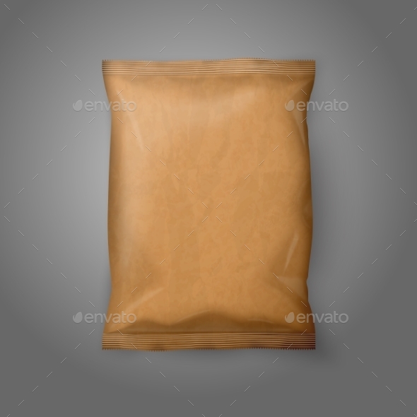 Blank Paper Snack Bag - Man-made Objects Objects