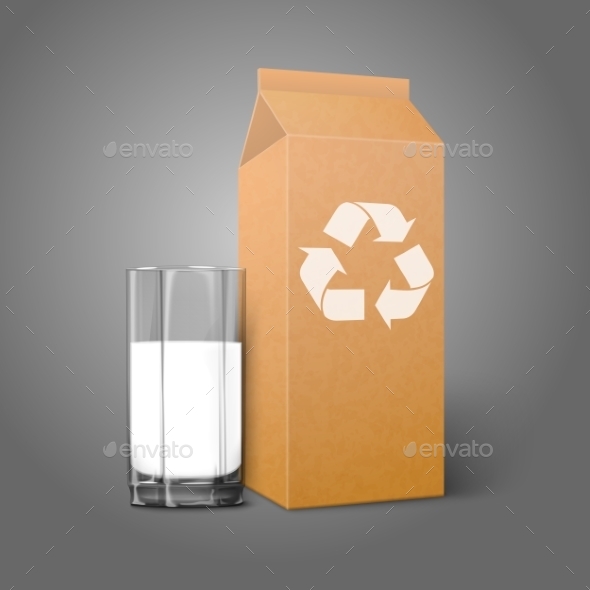 Glass and Carton - Man-made Objects Objects