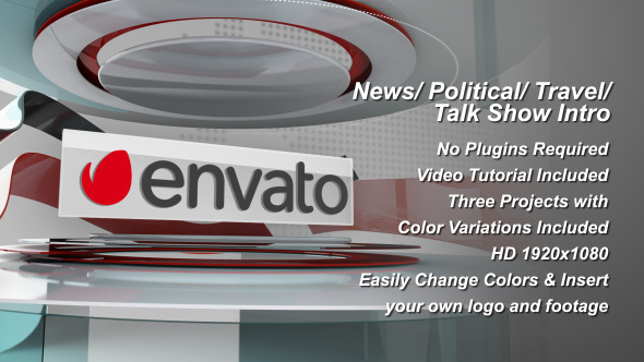 News Political Travel Talk Show Intro