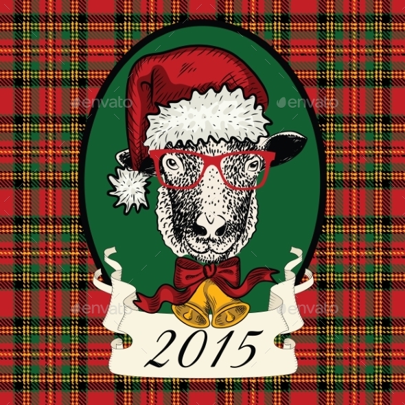 Vintage Sheep - New Year Seasons/Holidays
