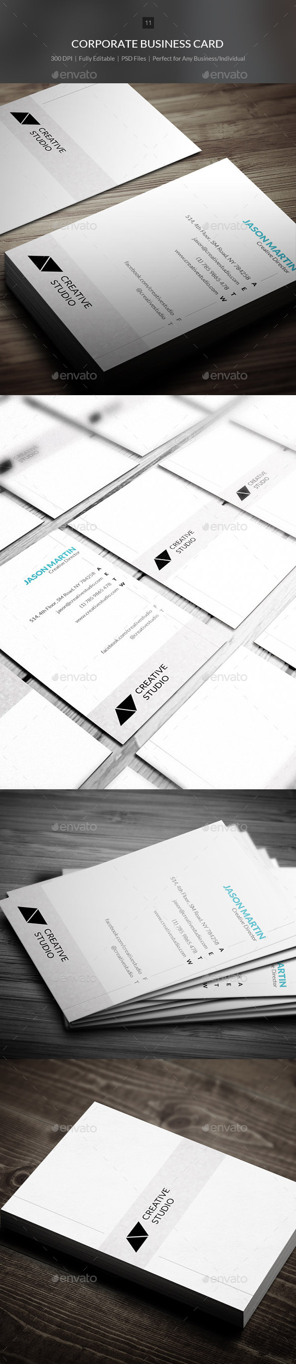 Corporate Business Card - 11 - Corporate Business Cards