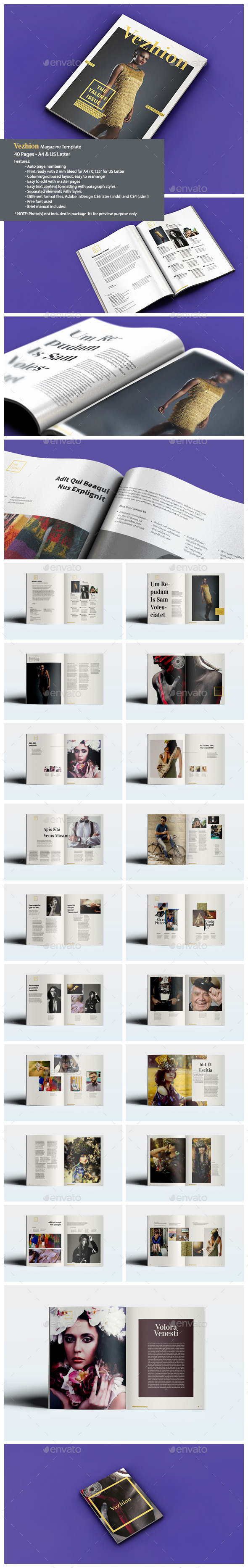 Vezhion Magazine - Magazines Print Templates