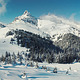 Flying Over the Mountains in the Winter - VideoHive Item for Sale