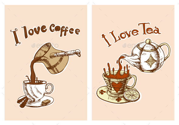 Tea and Coffee - Food Objects
